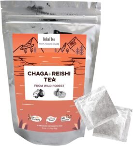 Chaga Reishi Tea Wild Chaga Tea with Reishi - 30 Unbleached Tea Bags

aayushii.com