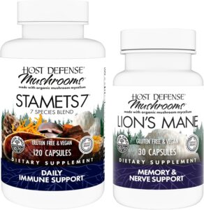 Host Defense Bundle with Stamets 7, 120 Count & Lion's Mane Capsules, 30 Count

aayushii.com