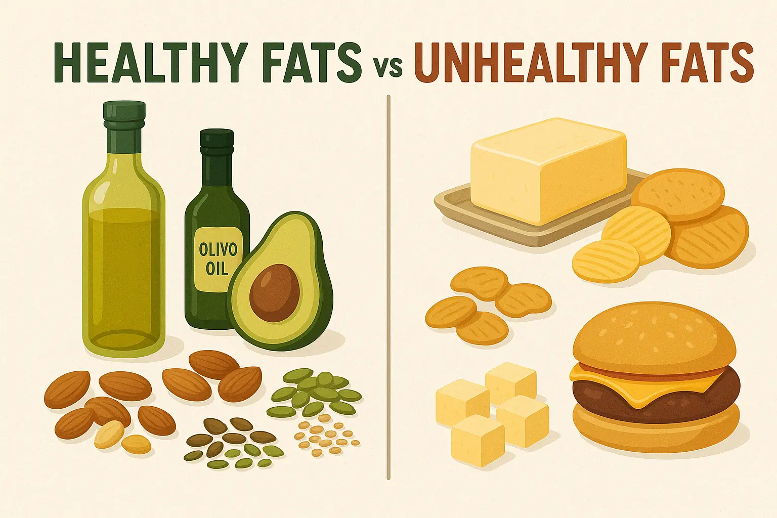 Healthy Fats vs Unhealthy Fats