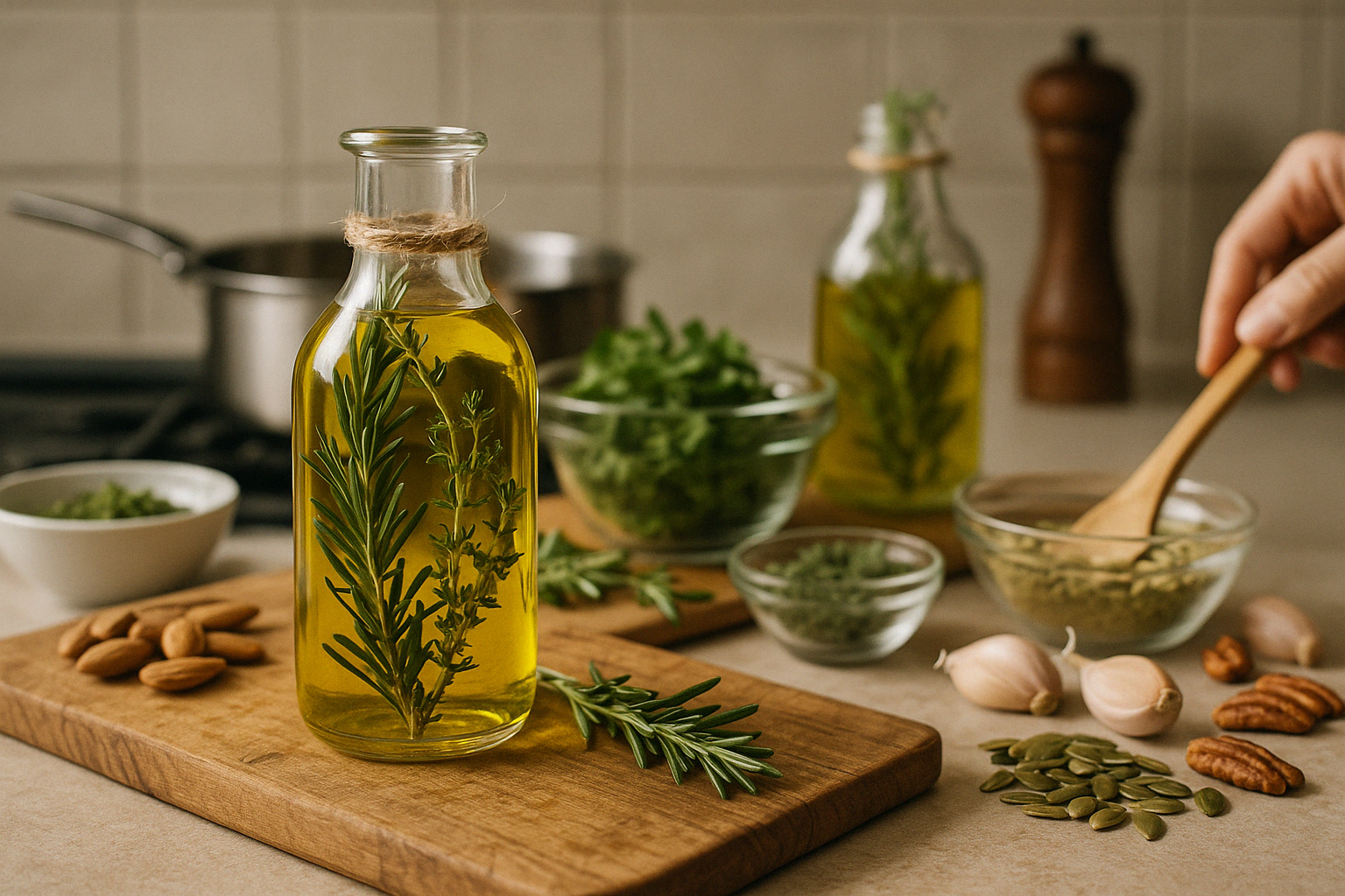 How to Infuse Your Own Herbal Oils